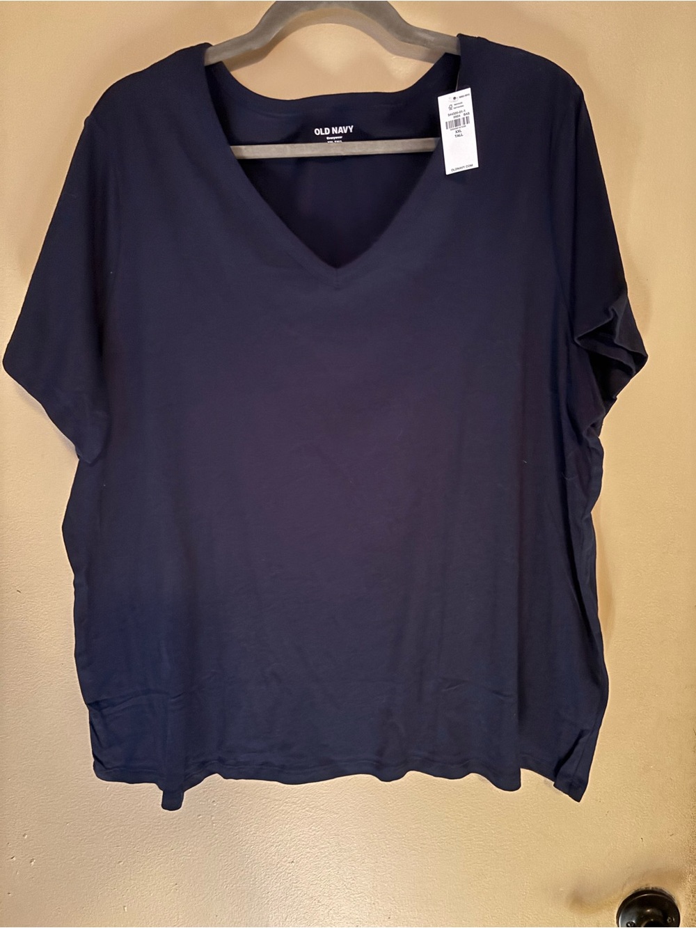 Old Navy Women's Navy V-Neck Short Sleeve Top